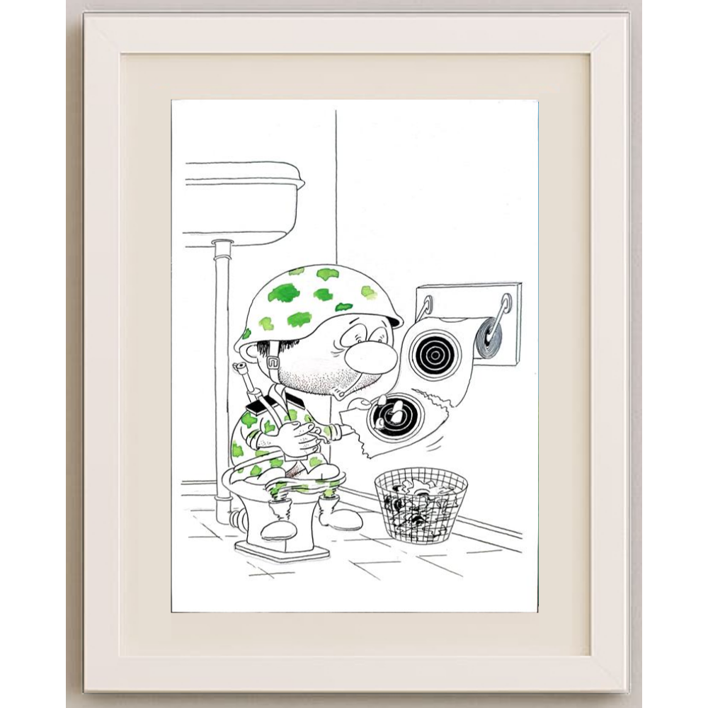 Victor Bogdanov 29x21cm Orijinal Karikatür BOD01537