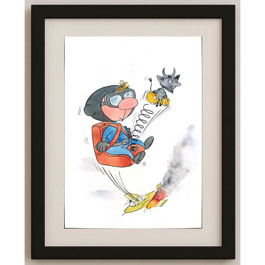 Bogdanov Victor 29x21cm Orijinal Karikatür BOD01539