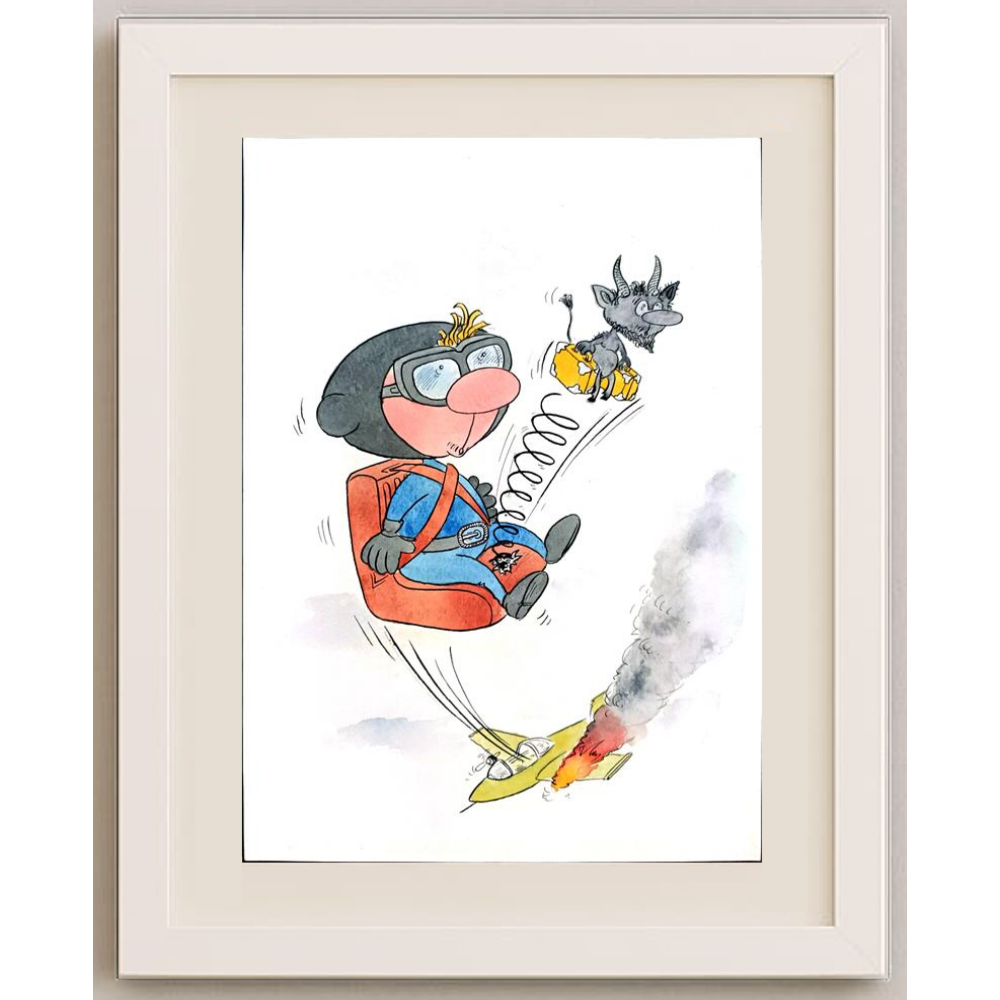 Bogdanov Victor 29x21cm Orijinal Karikatür BOD01539