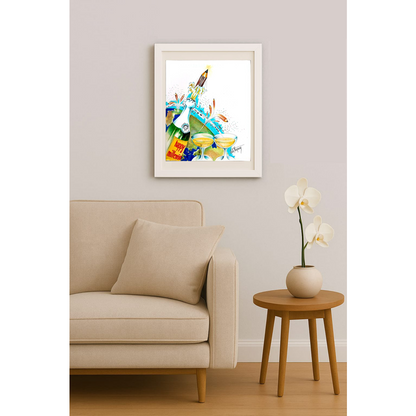 Carlo Sterpone 29x21cm Orijinal Karikatür BOD01552