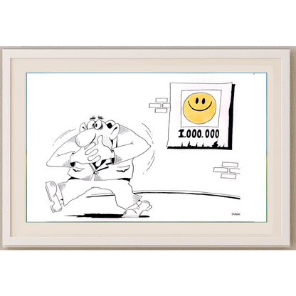 Alexander Dubovsky 29x21cm Orijinal Karikatür BOD01556