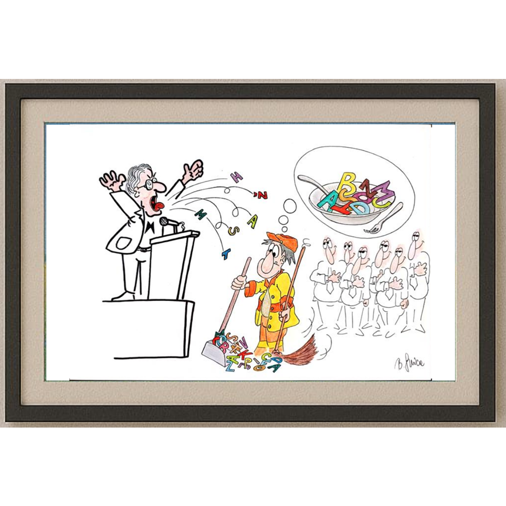 Bojan Grlica 29x21cm Orijinal Karikatür BOD01559