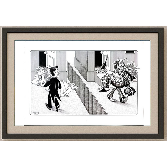 Vansovich Tamara 29x21cm Orijinal Karikatür BOD01562