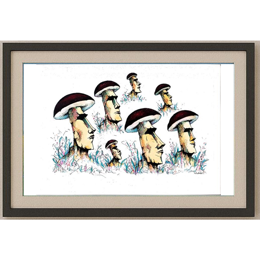 Vladimiras Beresniovas 29x21cm Orijinal Karikatür BOD01566