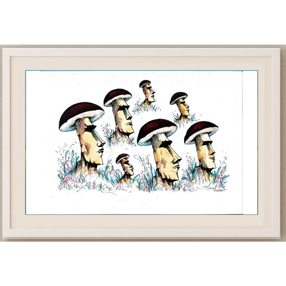 Vladimiras Beresniovas 29x21cm Orijinal Karikatür BOD01566