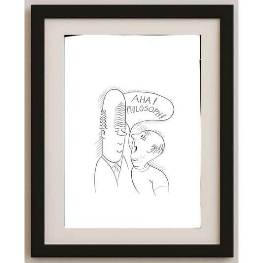 Wolfgang Schlegel 43x30cm Orijinal Karikatür BOD01572