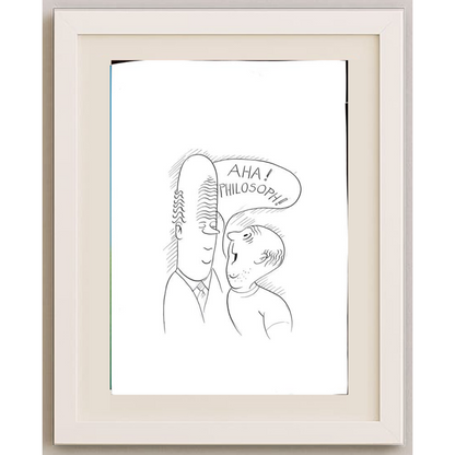 Wolfgang Schlegel 43x30cm Orijinal Karikatür BOD01572