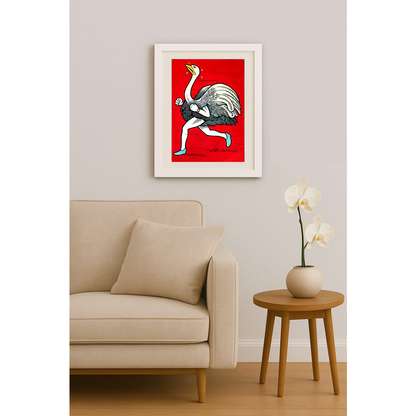 Thorsteinn Eggertsson 43x30cm Orijinal Karikatür BOD01576