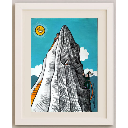 Thorsteinn Eggertsson 43x30cm Orijinal Karikatür BOD01577