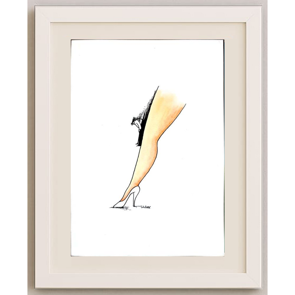 Vladimiras Beresniovas 29x21cm Orijinal Karikatür BOD01597