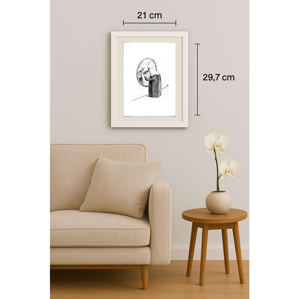 Yuri Ochakovski 29x21cm Orijinal Karikatür BOD01602