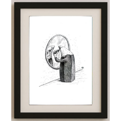 Yuri Ochakovski 29x21cm Orijinal Karikatür BOD01602