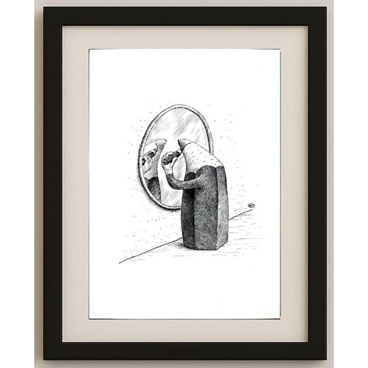 Yuri Ochakovski 29x21cm Orijinal Karikatür BOD01602