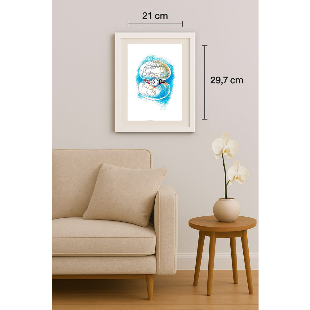 Wolfgang Schlegel 29x21cm Orijinal Karikatür BOD01612