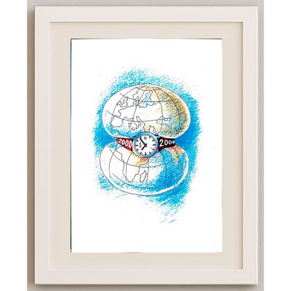 Wolfgang Schlegel 29x21cm Orijinal Karikatür BOD01612