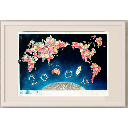 Unknown 29x21cm Orijinal Karikatür BOD01618