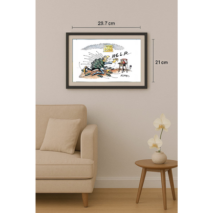 Alexsandar Klas 29x21cm Orijinal Karikatür BOD01620