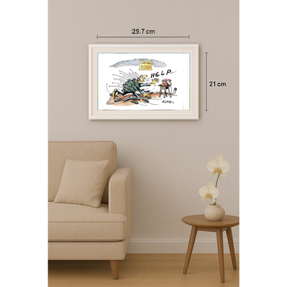 Alexsandar Klas 29x21cm Orijinal Karikatür BOD01620