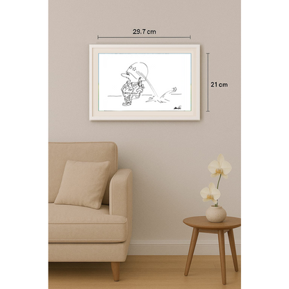 Branko Premuzic 29x21cm Orijinal Karikatür BOD01625