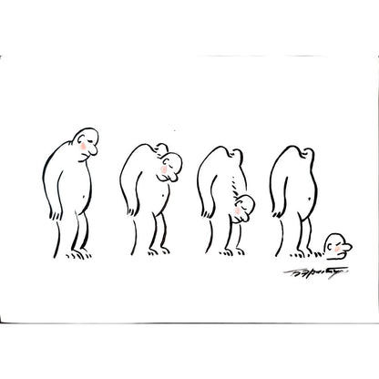 Boris Erenburg 43x30cm Orijinal Karikatür BOD01631