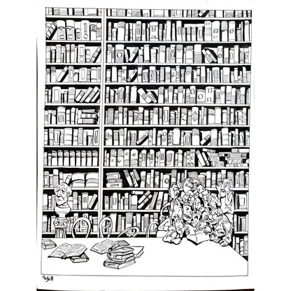 Daniel Rosell Montalban 43x30cm Orijinal Karikatür BOD01632