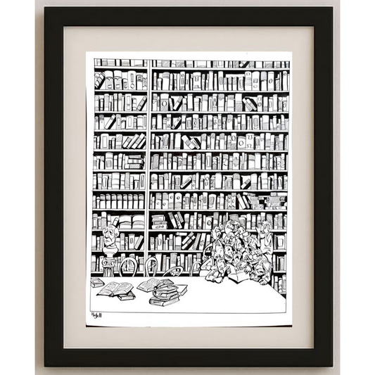 Daniel Rosell Montalban 43x30cm Orijinal Karikatür BOD01632