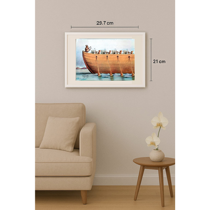 Arkadi Saltykov 29x21cm Orijinal Karikatür BOD01635