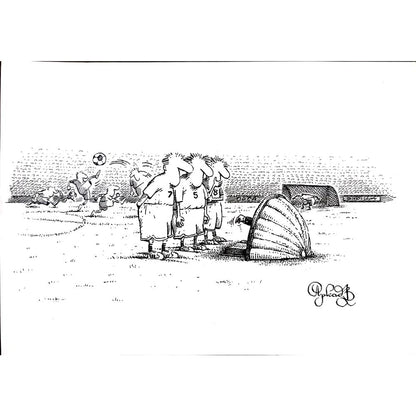 Arkadi Saltykov 29x21cm Orijinal Karikatür BOD01636