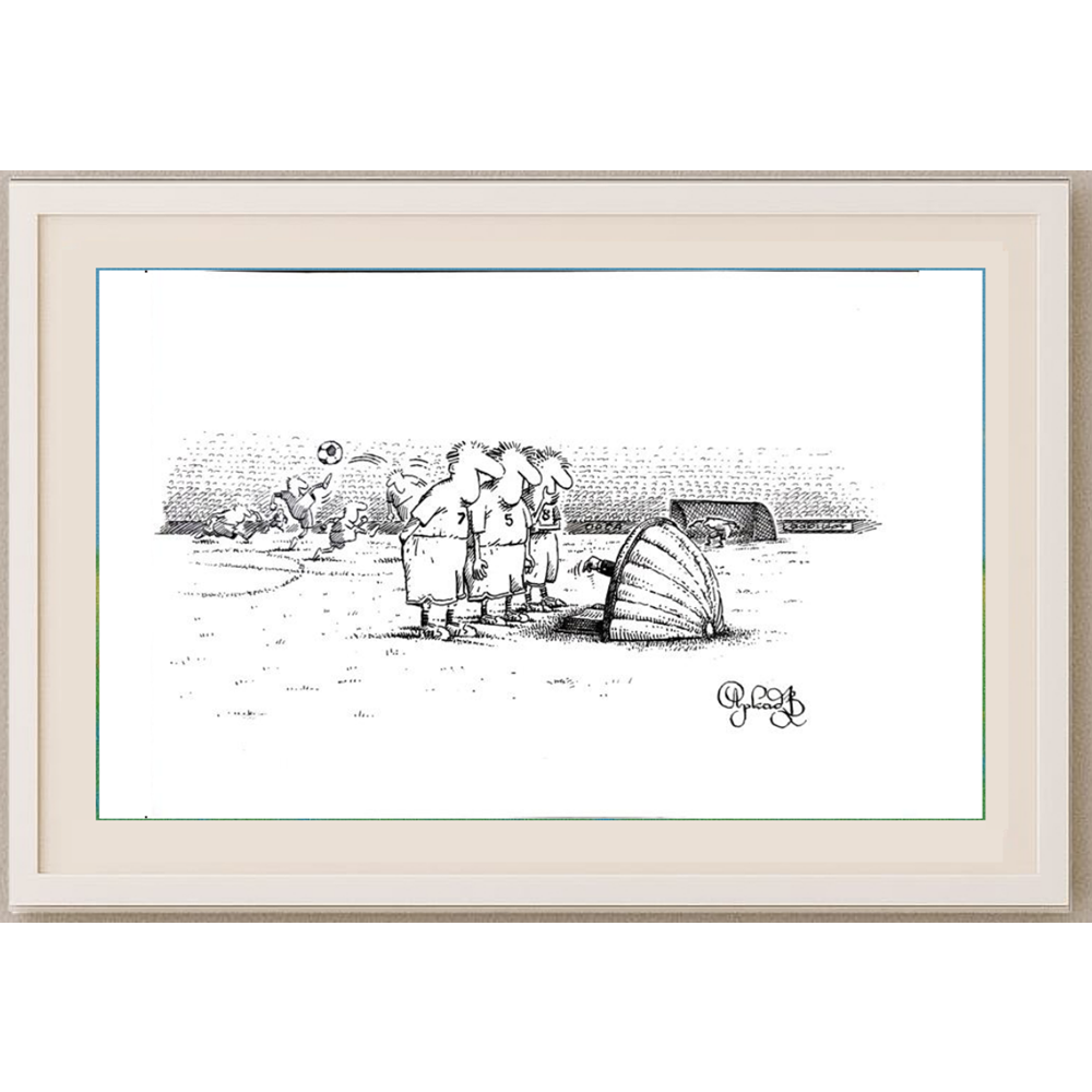 Arkadi Saltykov 29x21cm Orijinal Karikatür BOD01636