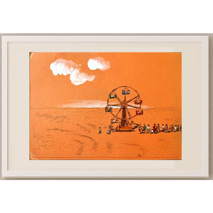 Borigen 29x21cm Orijinal Karikatür BOD01642