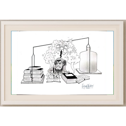 Bojan Zivic 29x21cm Orijinal Karikatür BOD01647