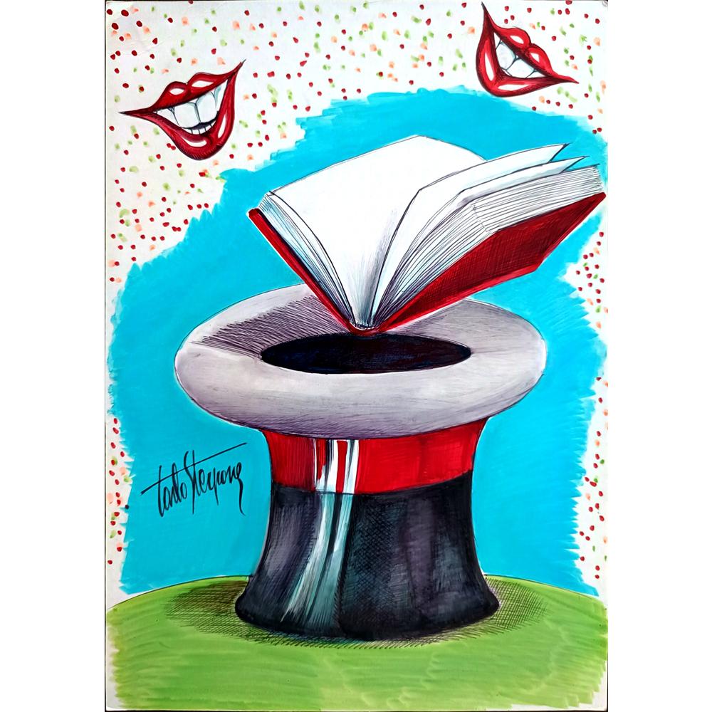 Carlo Sterpone 27x18cm Orijinal Karikatür BOD01660