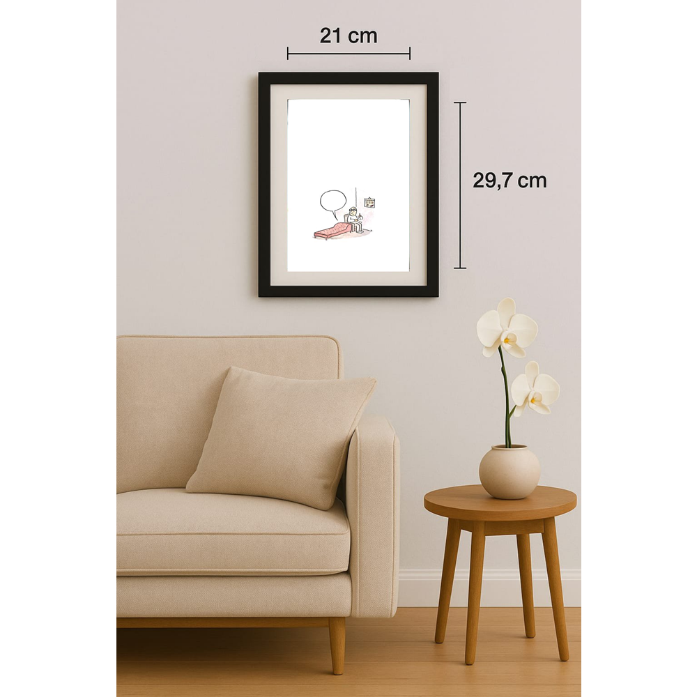 Cor Den Dulk 29x21cm Orijinal Karikatür BOD01661