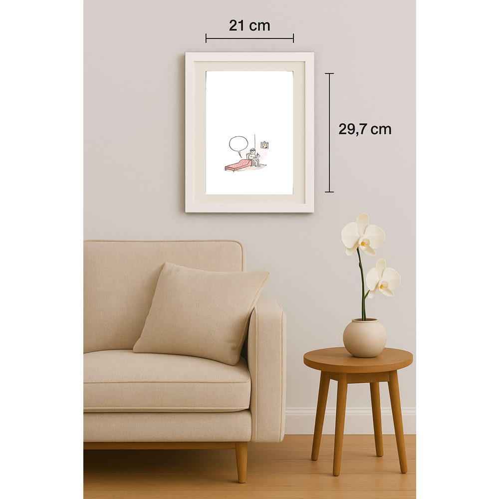 Cor Den Dulk 29x21cm Orijinal Karikatür BOD01661