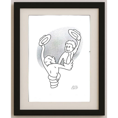 Vitalij Koryako 29x21cm Orijinal Karikatür BOD01664