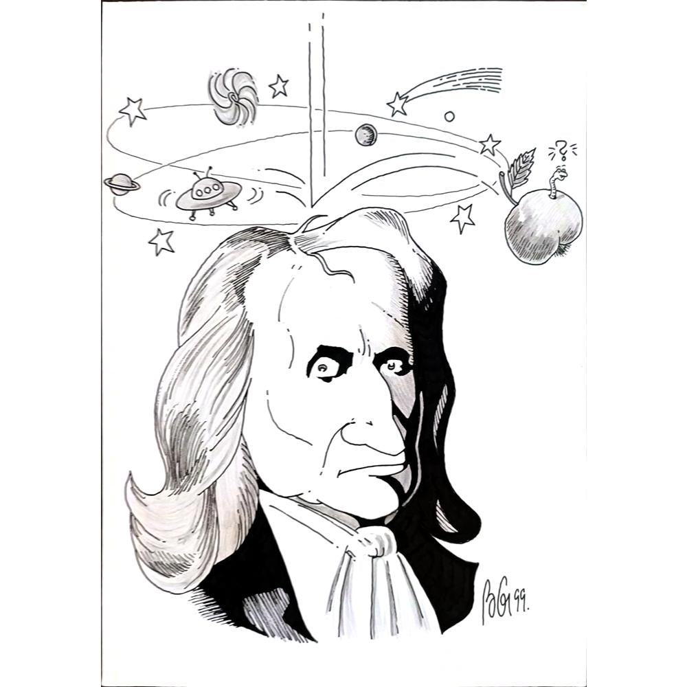 Bozidar Vucelic 27x18cm Orijinal Karikatür BOD01667