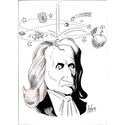 Bozidar Vucelic 27x18cm Orijinal Karikatür BOD01667