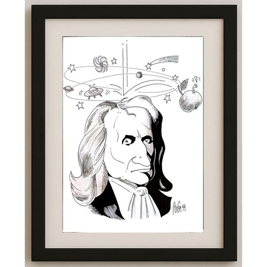 Bozidar Vucelic 27x18cm Orijinal Karikatür BOD01667