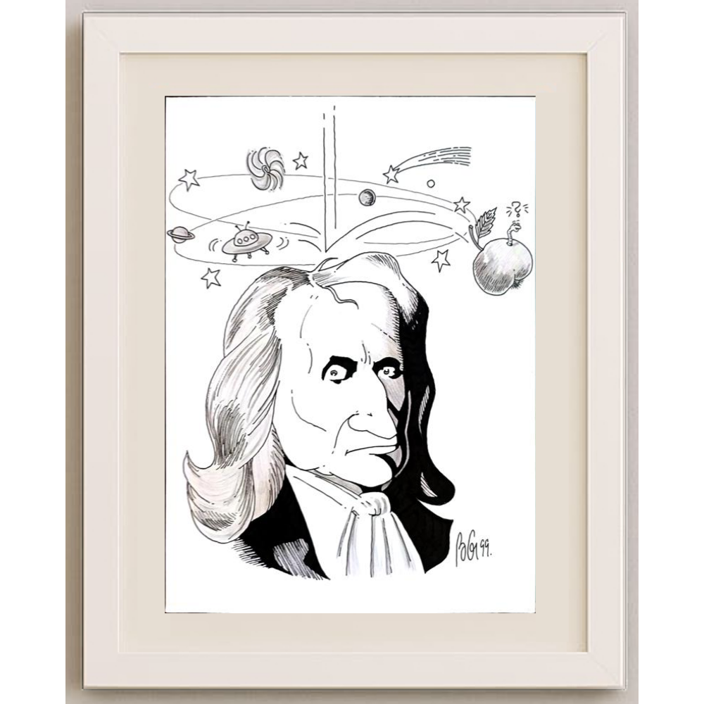 Bozidar Vucelic 27x18cm Orijinal Karikatür BOD01667