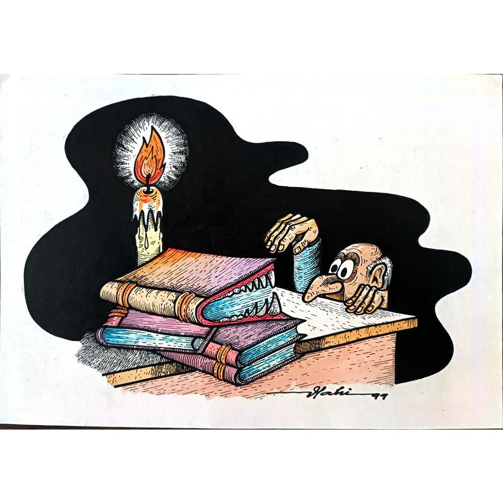 Vladimir Criveo 29x21cm Orijinal Karikatür BOD01668