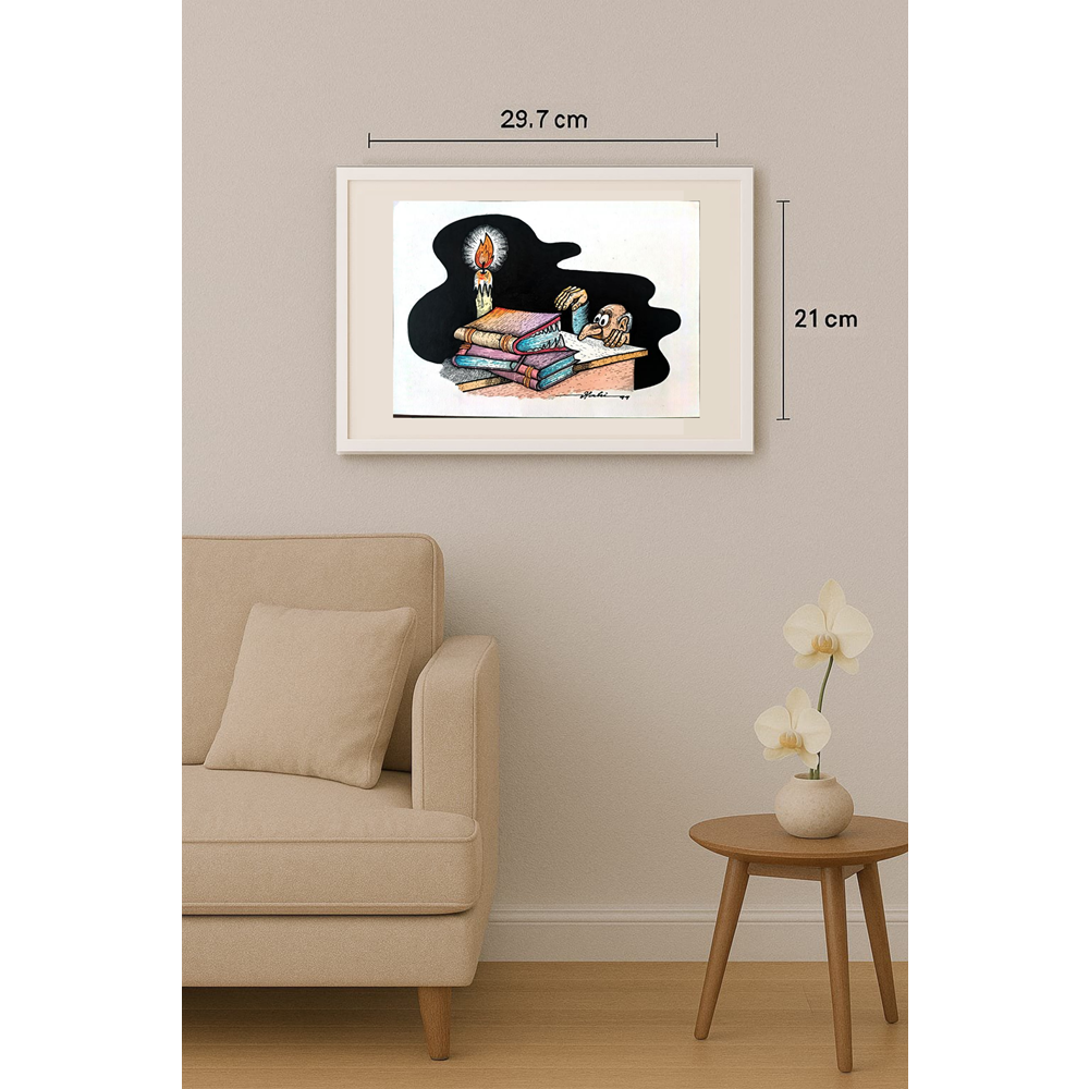 Vladimir Criveo 29x21cm Orijinal Karikatür BOD01668