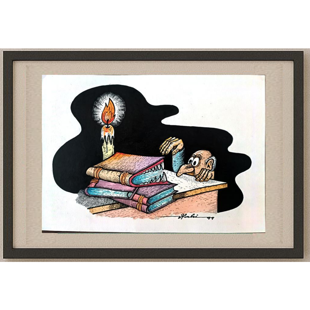 Vladimir Criveo 29x21cm Orijinal Karikatür BOD01668