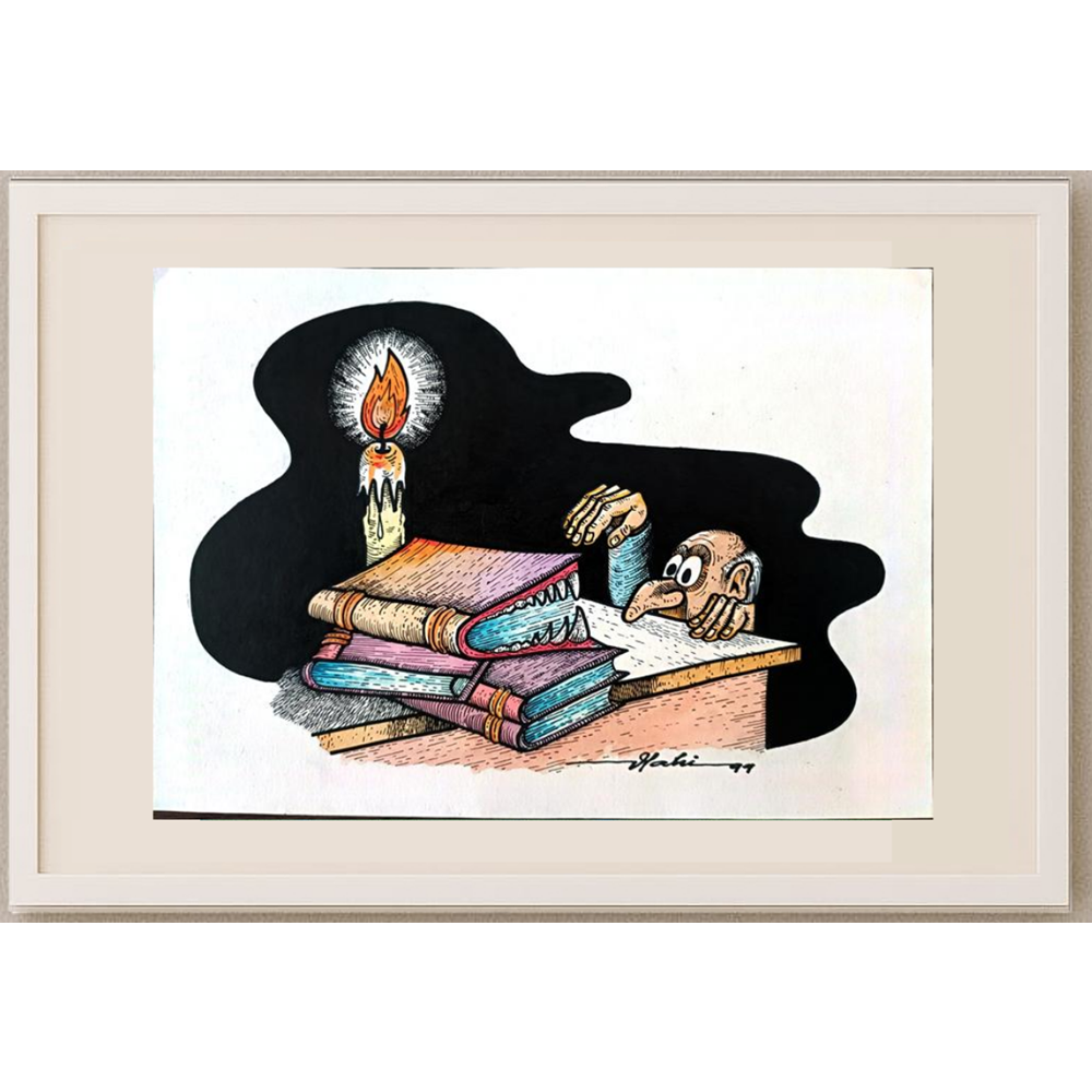 Vladimir Criveo 29x21cm Orijinal Karikatür BOD01668