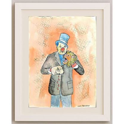 Zlatko Krtevski 29x21cm Orijinal Karikatür BOD01670