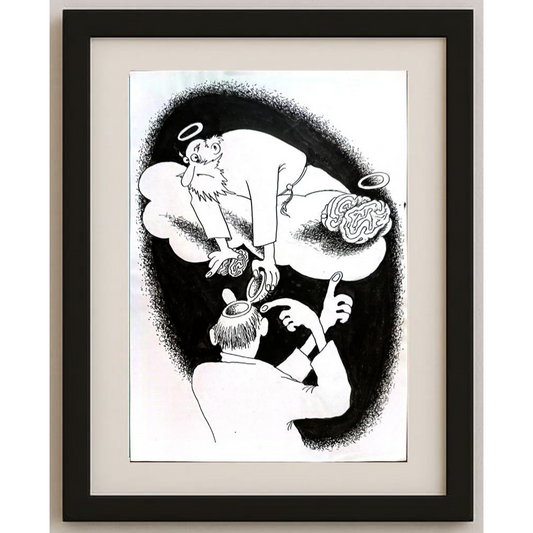 Anatoly Apchel 29x21cm Orijinal Karikatür BOD01676