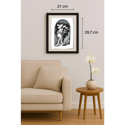 Chiorean Cornel Marin 29x21cm Orijinal Karikatür BOD01677