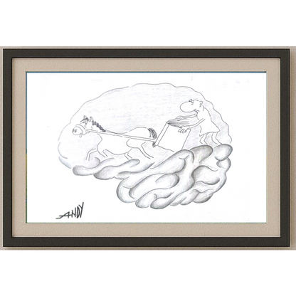 Andy Chaushu 29x21cm Orijinal Karikatür BOD01684