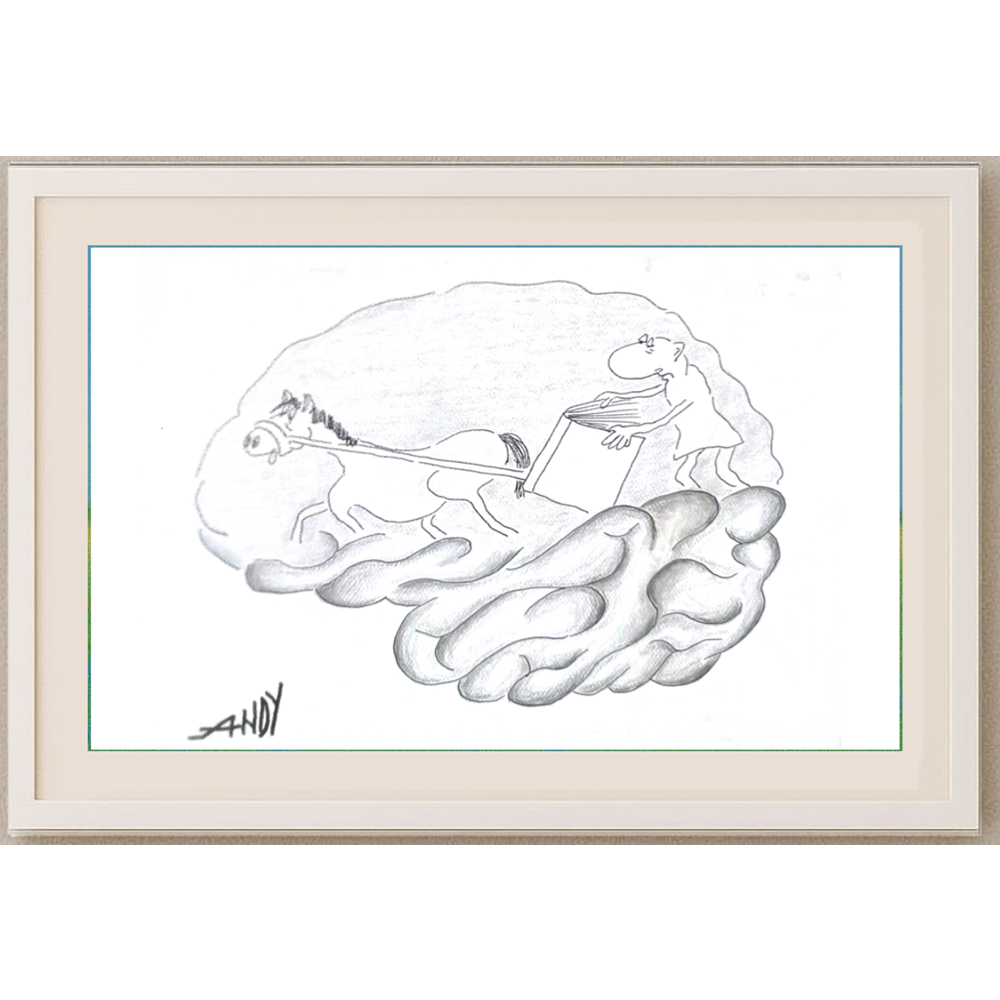 Andy Chaushu 29x21cm Orijinal Karikatür BOD01684