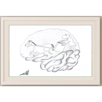 Andy Chaushu 29x21cm Orijinal Karikatür BOD01684