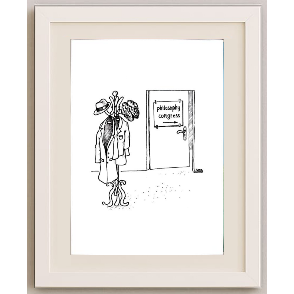 Winfried Besslich 29x21cm Orijinal Karikatür BOD01687